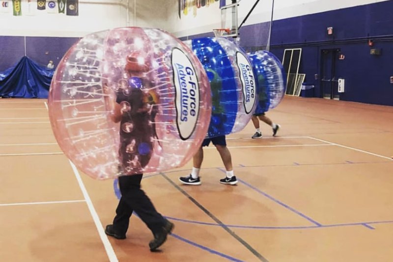 Students playing